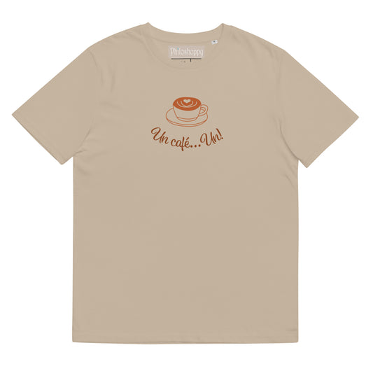 Café Unisex organic cotton t-shirt