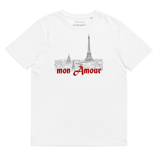 Paris Mon Amour Unisex organic cotton t-shirt