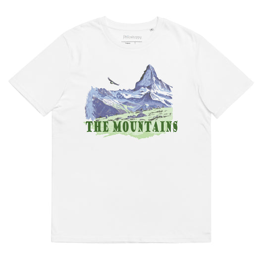 Mountains Unisex organic cotton t-shirt