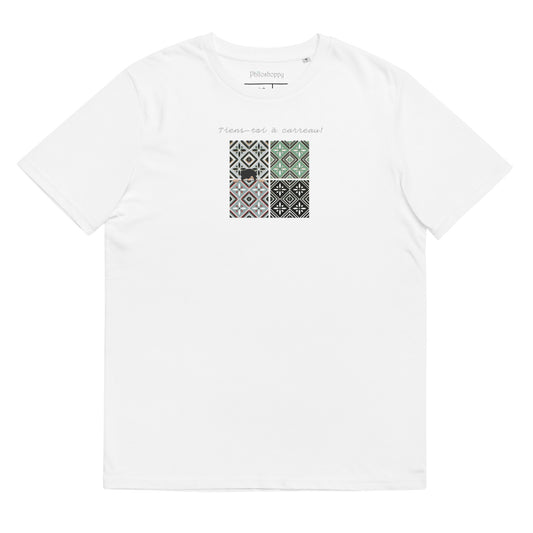 Carreaux Unisex organic cotton t-shirt